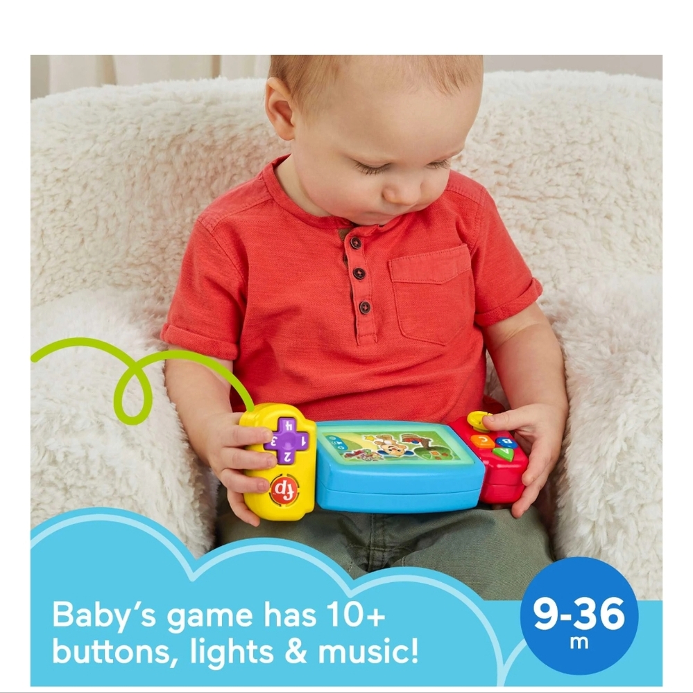 Fisher-Price Laugh & Learn Twist & Learn Gamer Pretend Video Game Learning Toy - Picture 8 of 8